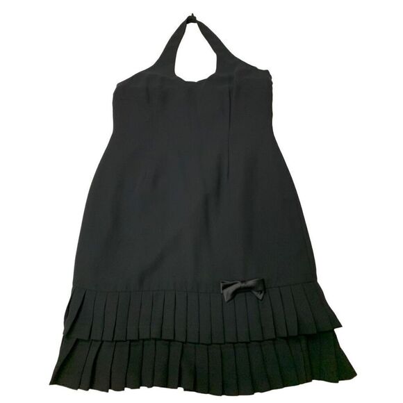 Halter Tuxedo Suit Style Dress